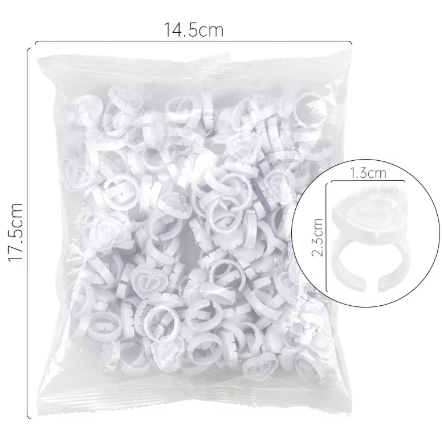 Heart Glue Rings (100 Pack)