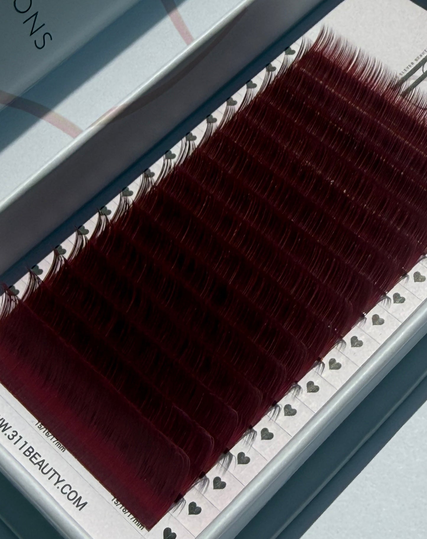 Madison Brooke Pro Wispy Cashmere B CURL 0.07 Cherry Red